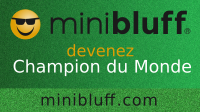 Wilfried joue au Minibluff